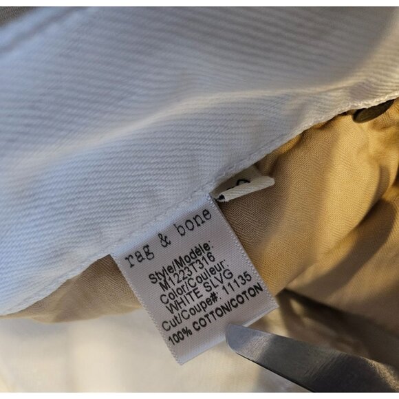 Rag & Bone Standard Issue Fit 2 Slim Leg Button Fly Selvedge Jeans Men Size 29 - Picture 11 of 11